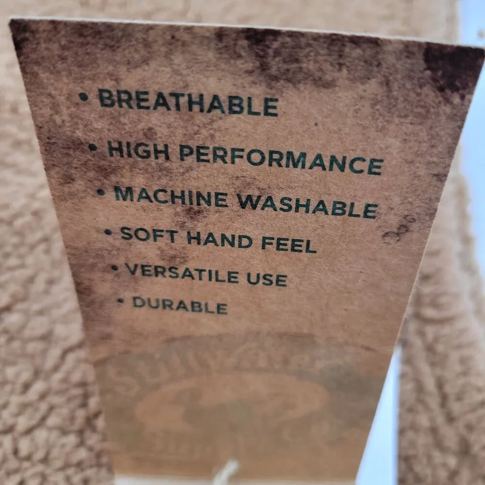 Stillwater Supply Fleece Vest Womens 2XL Caramel Brown Full Zip Soft Pockets NEW - Picture 8 of 16